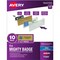 The Mighty Badge Badge Kit, Magnetic, Inkjet, Reusable, 1"x3", 10/PK, Gold 5PK AVE71203 - alternate 1
